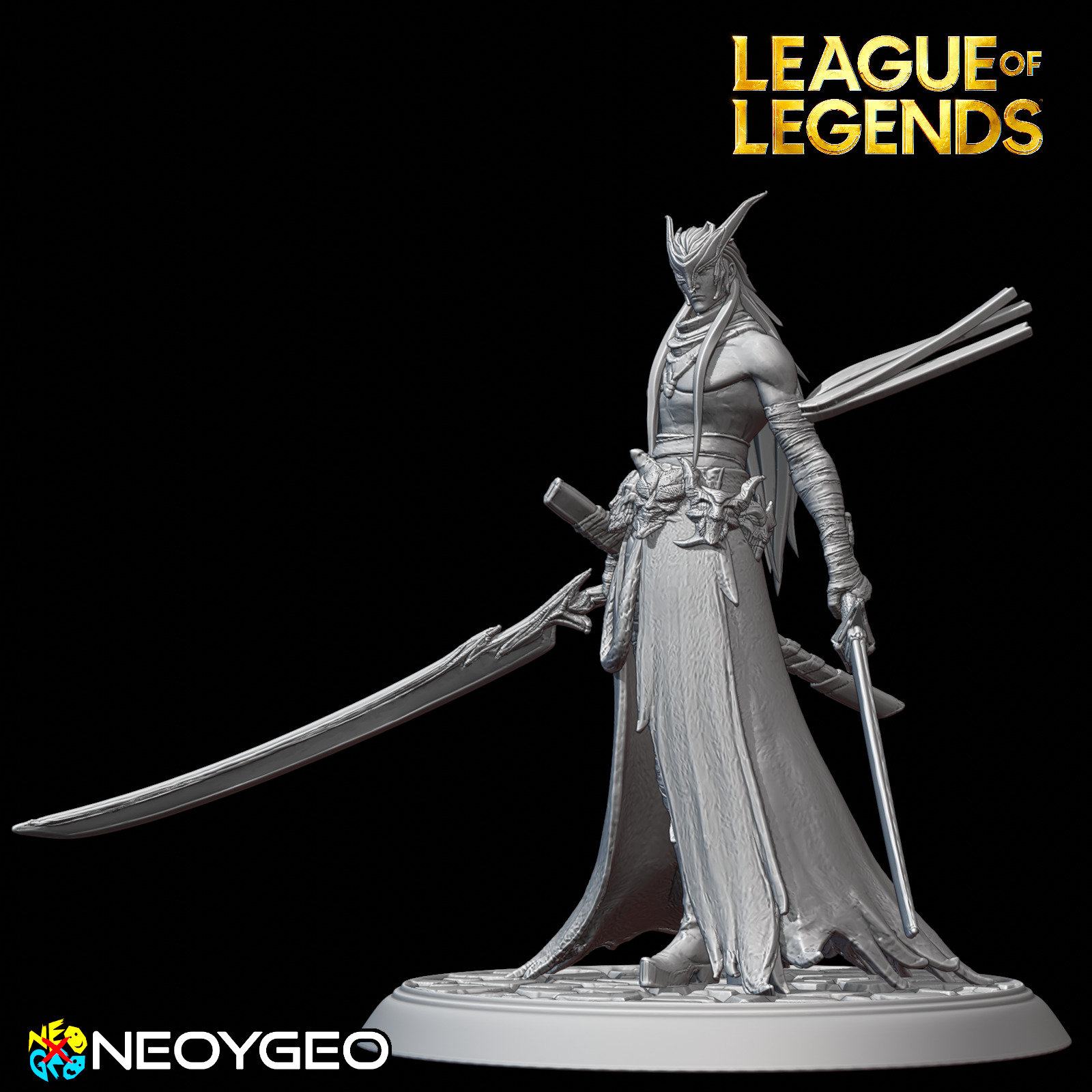 YONE - LEAGUE OF LEGENDS 3D print model_2