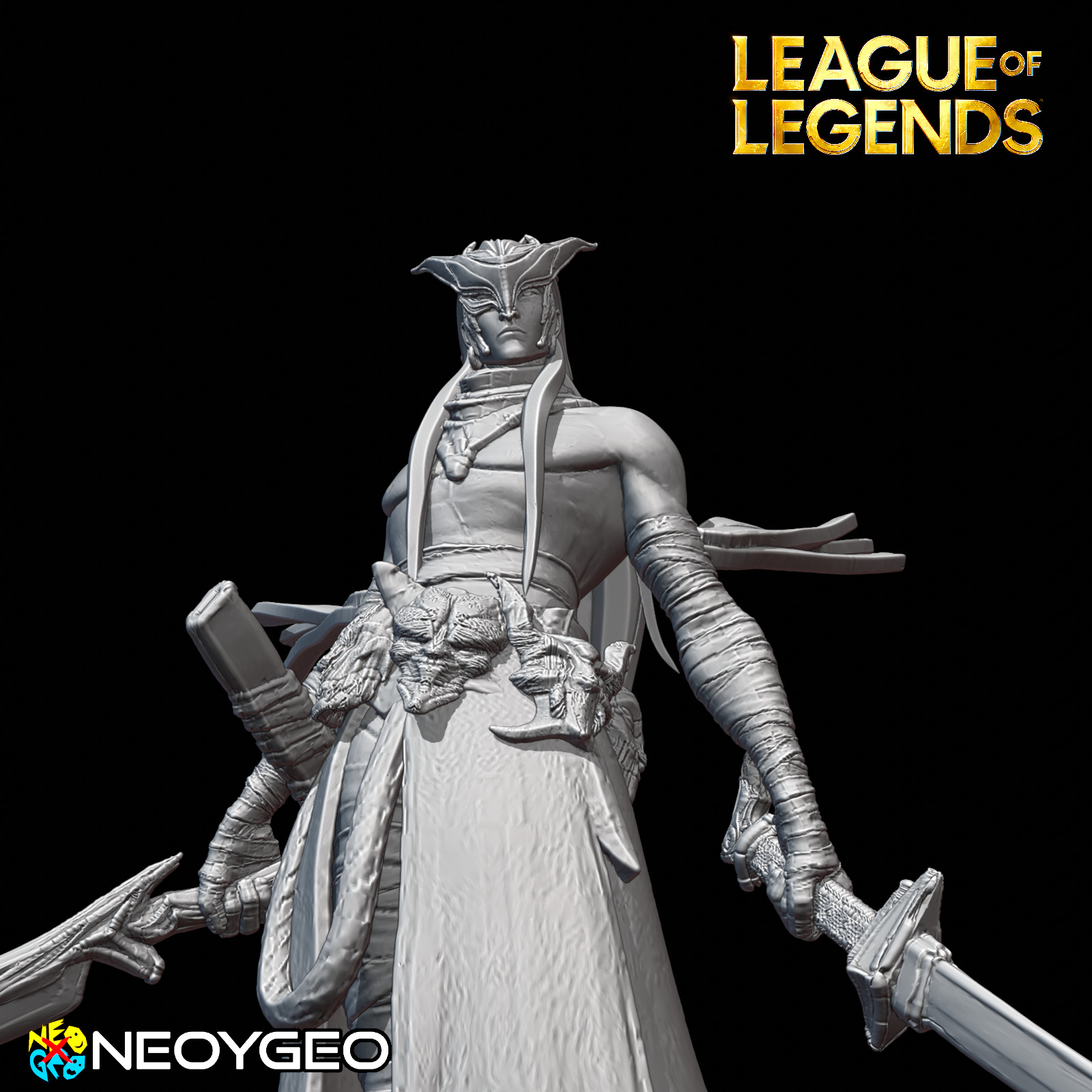 YONE - LEAGUE OF LEGENDS 3D print model_1