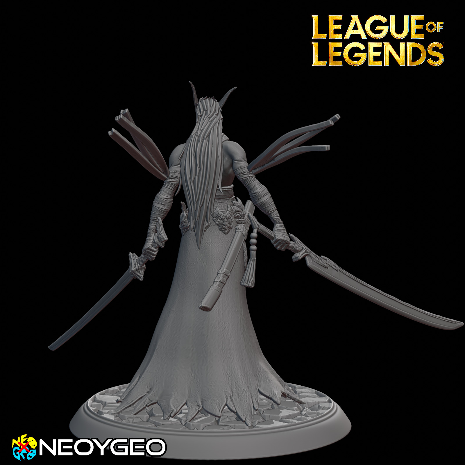 YONE - LEAGUE OF LEGENDS 3D print model_4