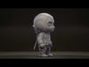 Labubu Deadpool Stylized Mercenary Figurine for 3D Printing 3D print model_1