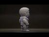 Labubu Hulk  Stylized Superhero Figurine for 3D Printing 3D print model_1