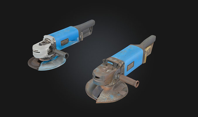 Angle Grinders Evolution  From Classic to Cutting-Edge 3D model