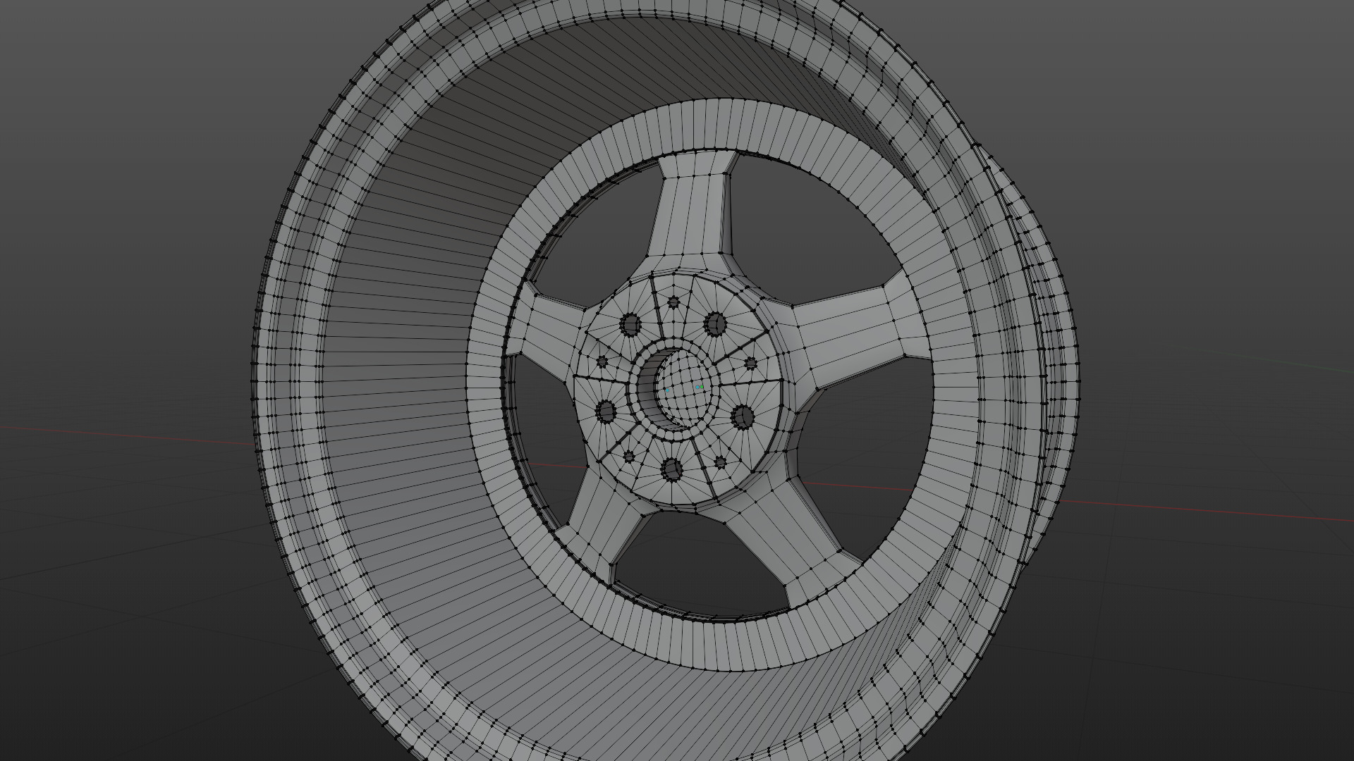 car rim 3D model_6