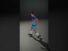Young Male Soccer Player Rigged and Animated D Character Model Low-poly 3D model_2