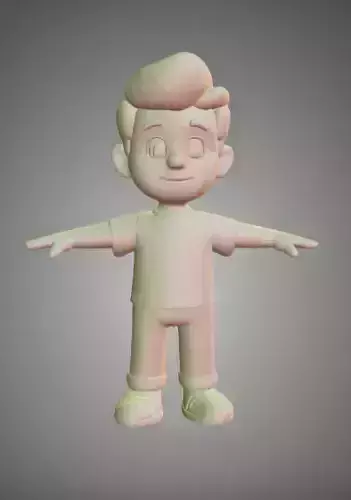 Cartoon Boy Character