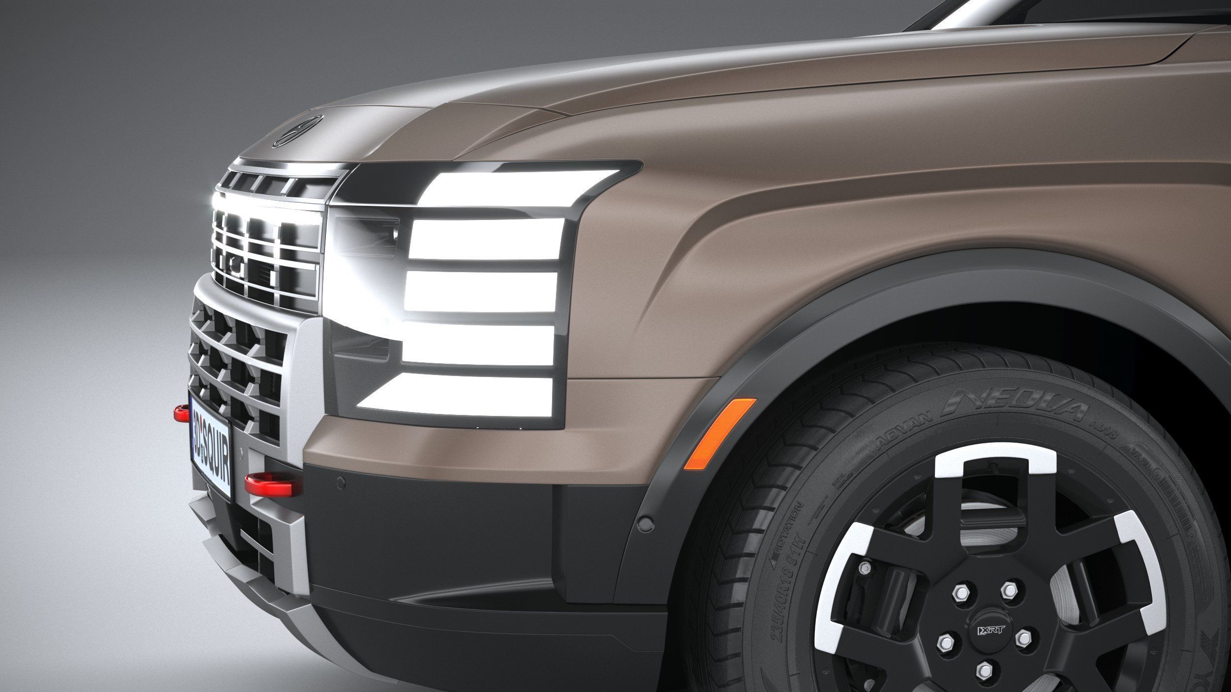 Hyundai Palisade XRT Pro 2026 3D model_4