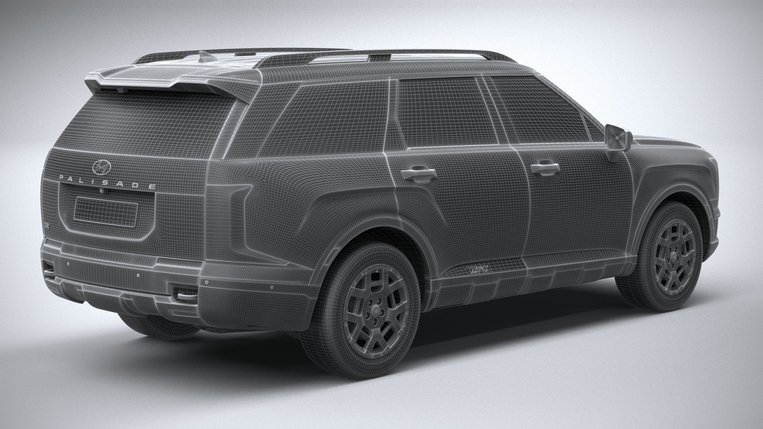Hyundai Palisade XRT Pro 2026 3D model_28