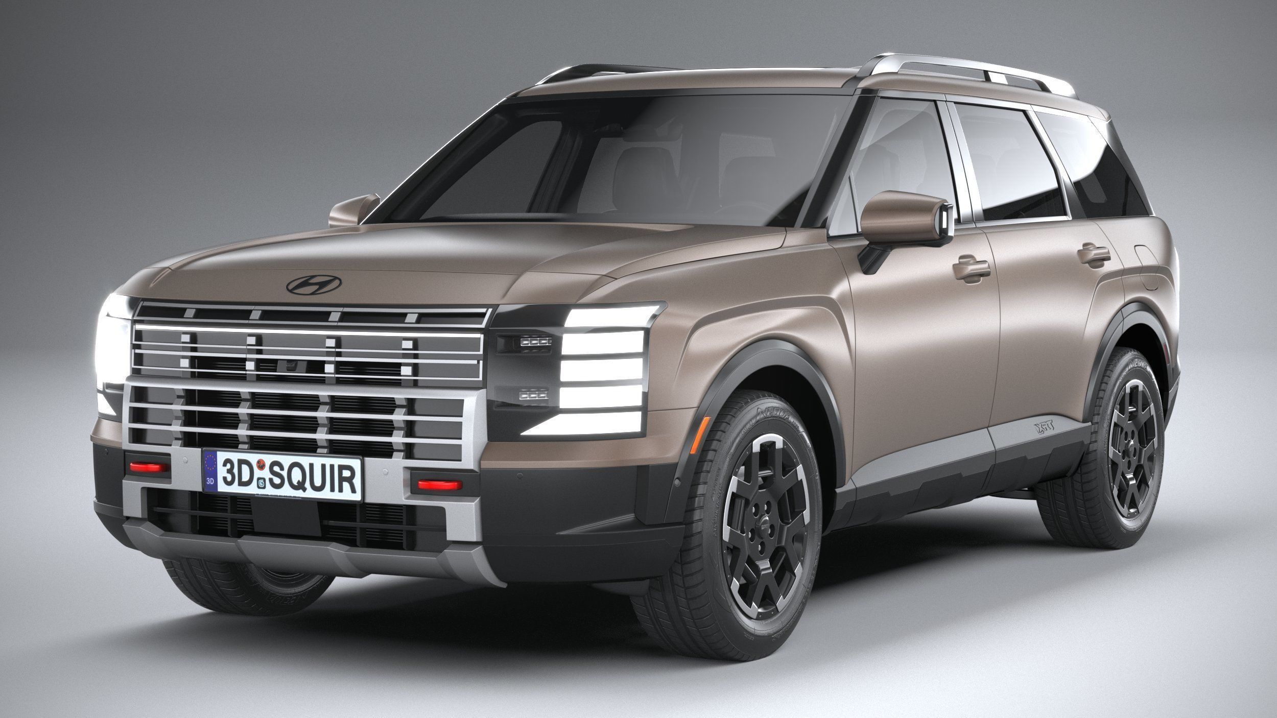 Hyundai Palisade XRT Pro 2026 3D model_3