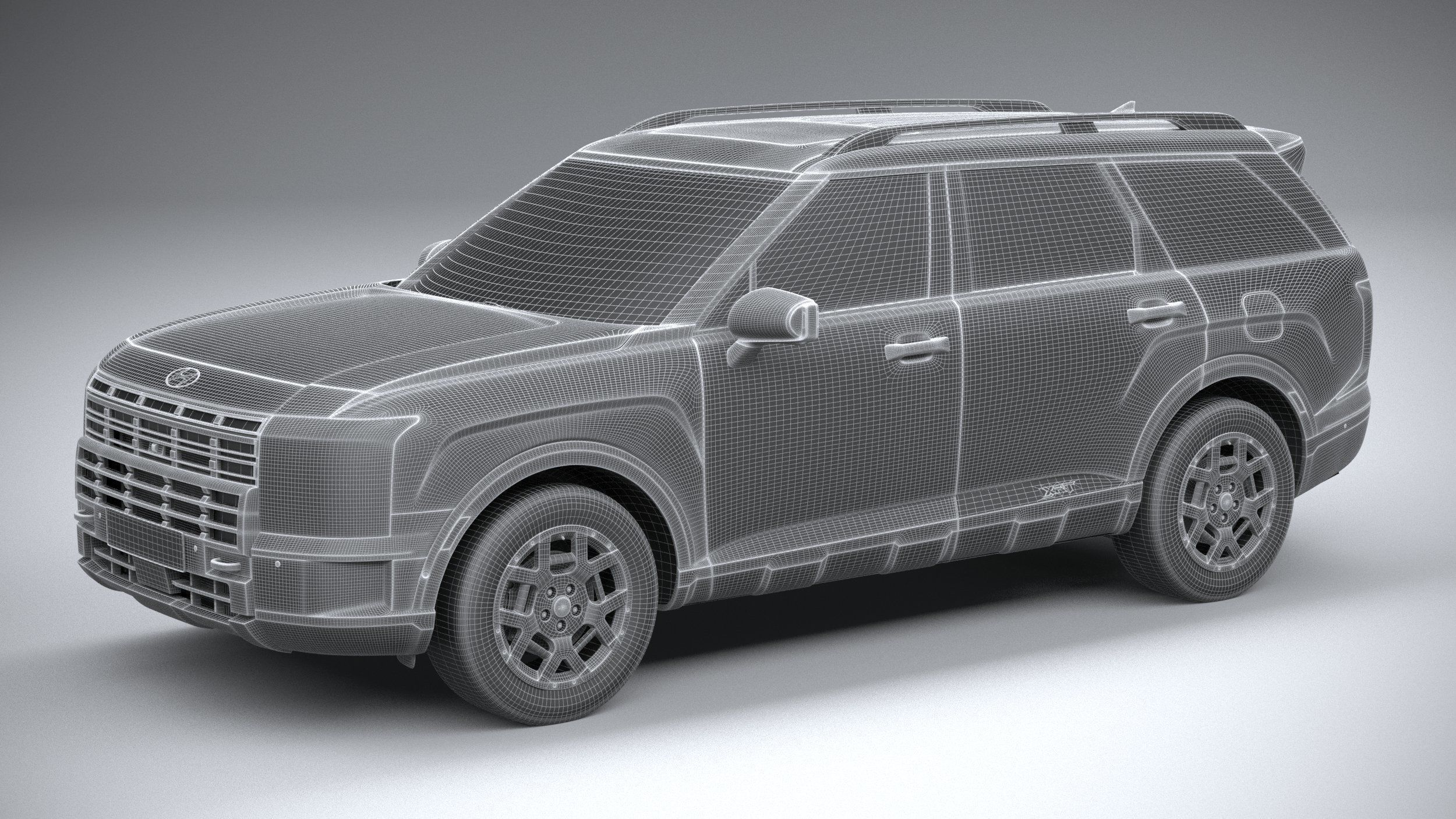 Hyundai Palisade XRT Pro 2026 3D model_27