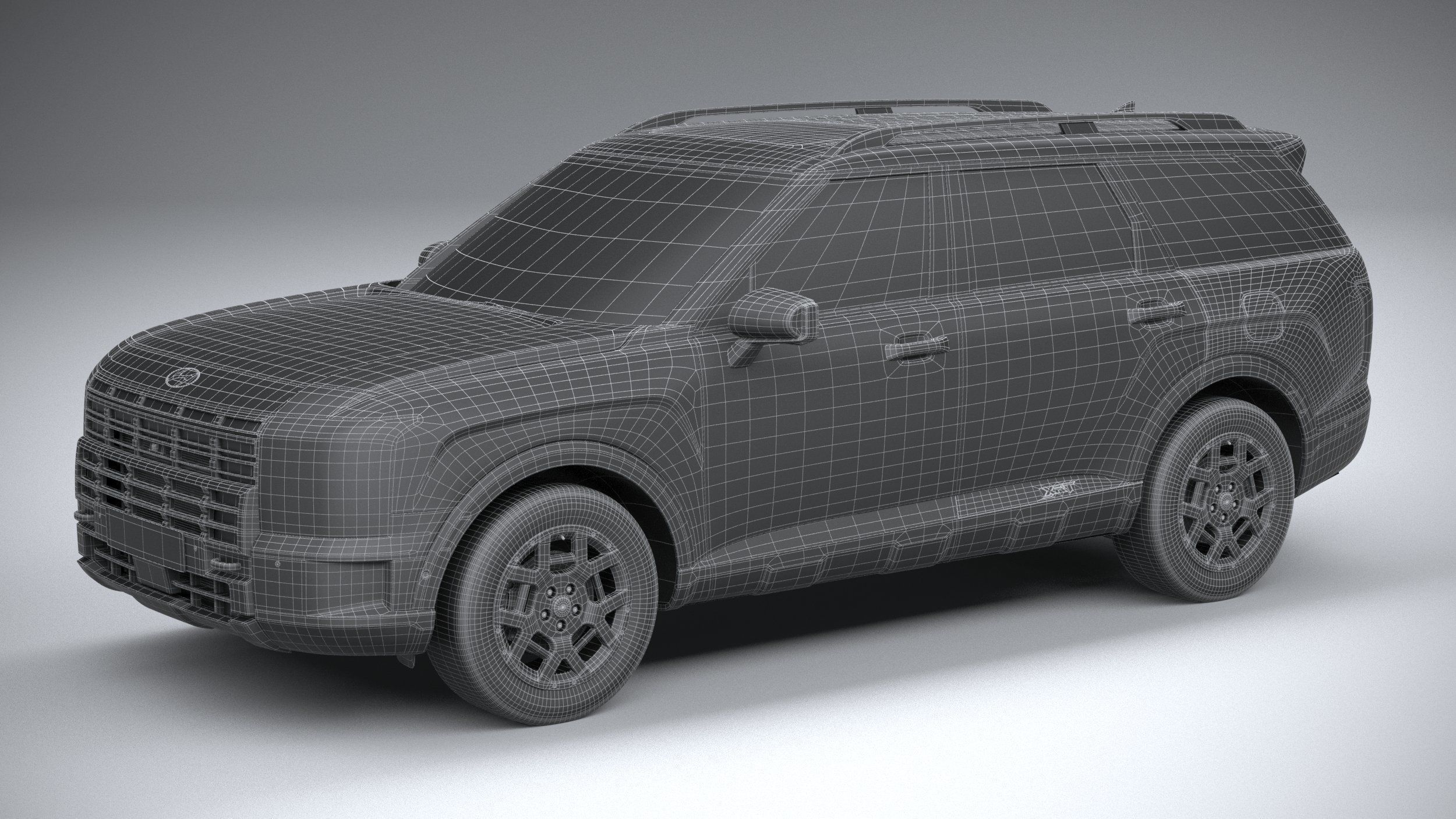 Hyundai Palisade XRT Pro 2026 3D model_29