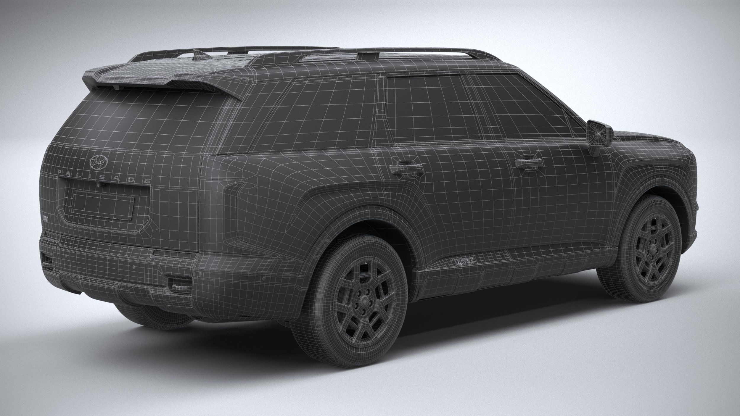 Hyundai Palisade XRT Pro 2026 3D model_30
