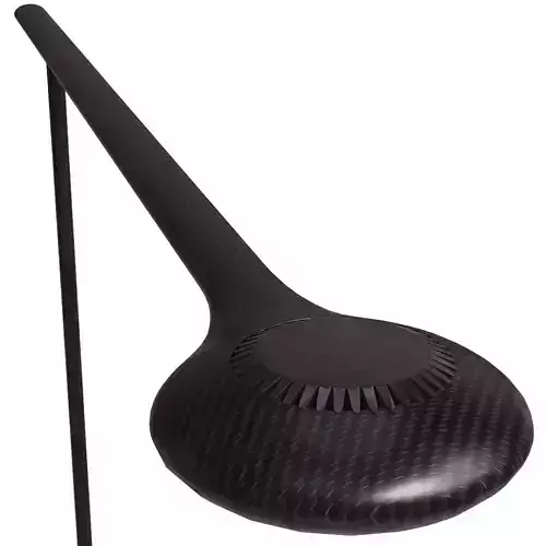 Carbon Fibber Floor Lamp 3D Model Modern Minimal Standing Light 3D model