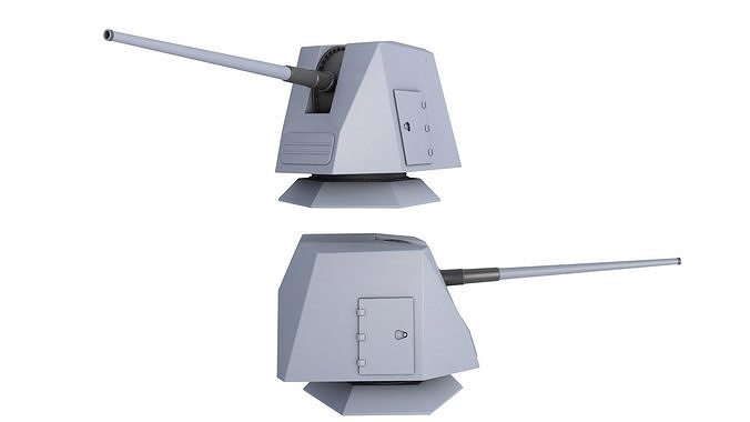Mk 45 Naval Gun 3D model