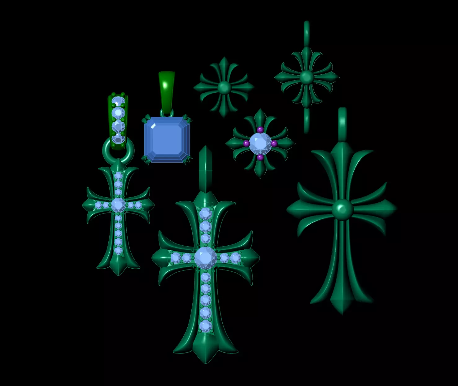 The most lifelike version chrome heart 3D print model_0