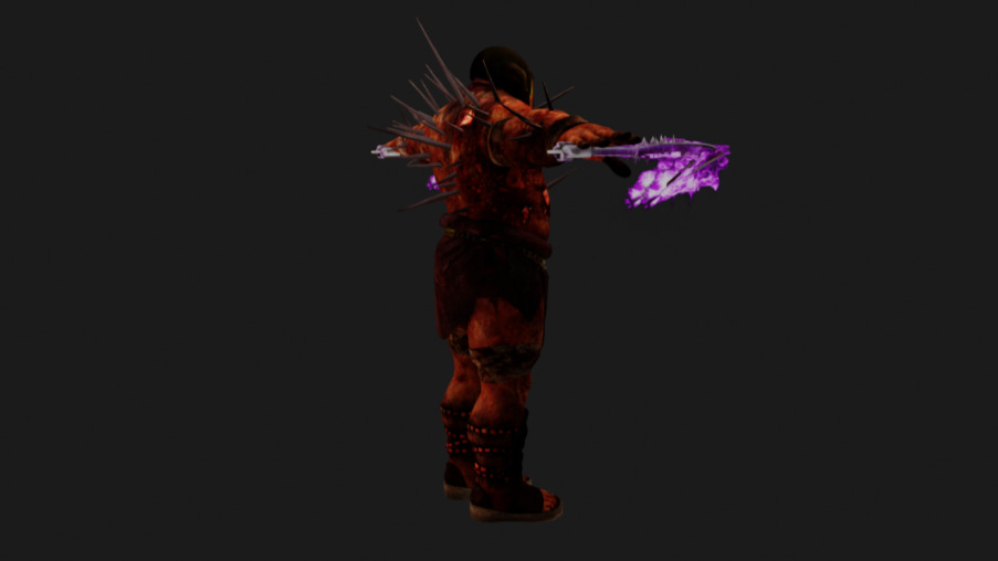 god of war 3 hades 3D model_5