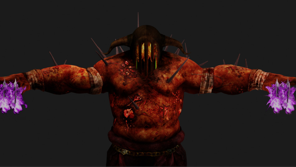 god of war 3 hades 3D model_1