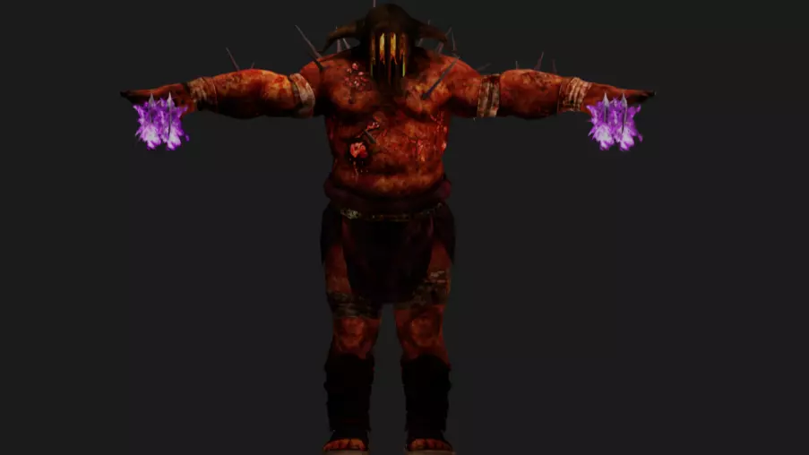 god of war 3 hades 3D model_0
