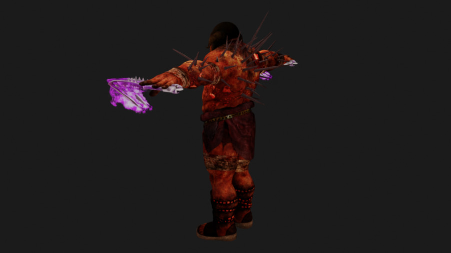 god of war 3 hades 3D model_3