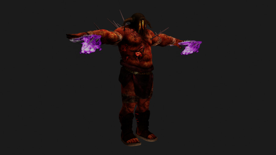 god of war 3 hades 3D model_6