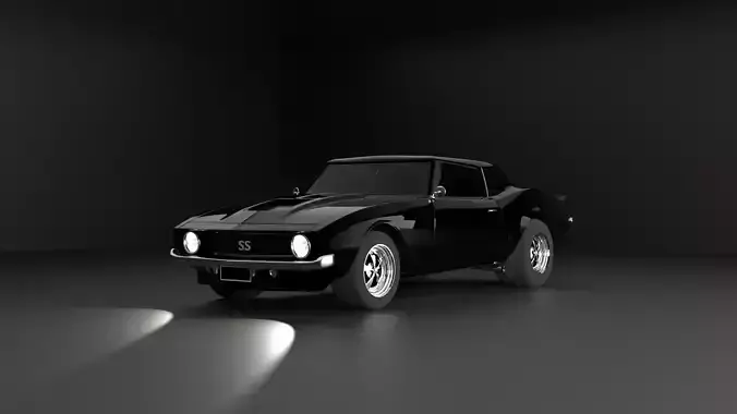 Chevrolet Camaro 1969 Model Rigged