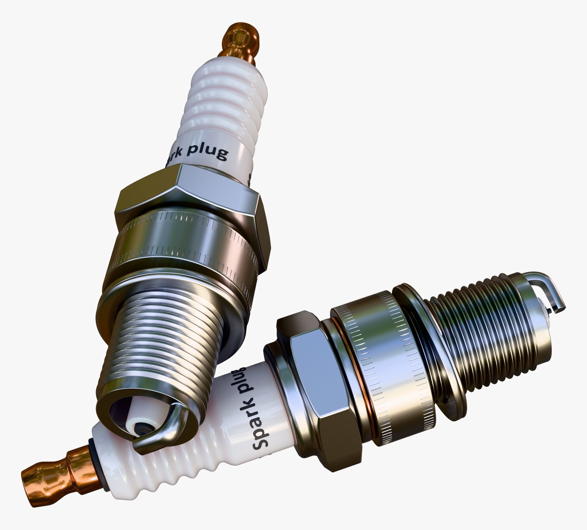 Spark Plug Ignition Auto Part M1 3D model_2