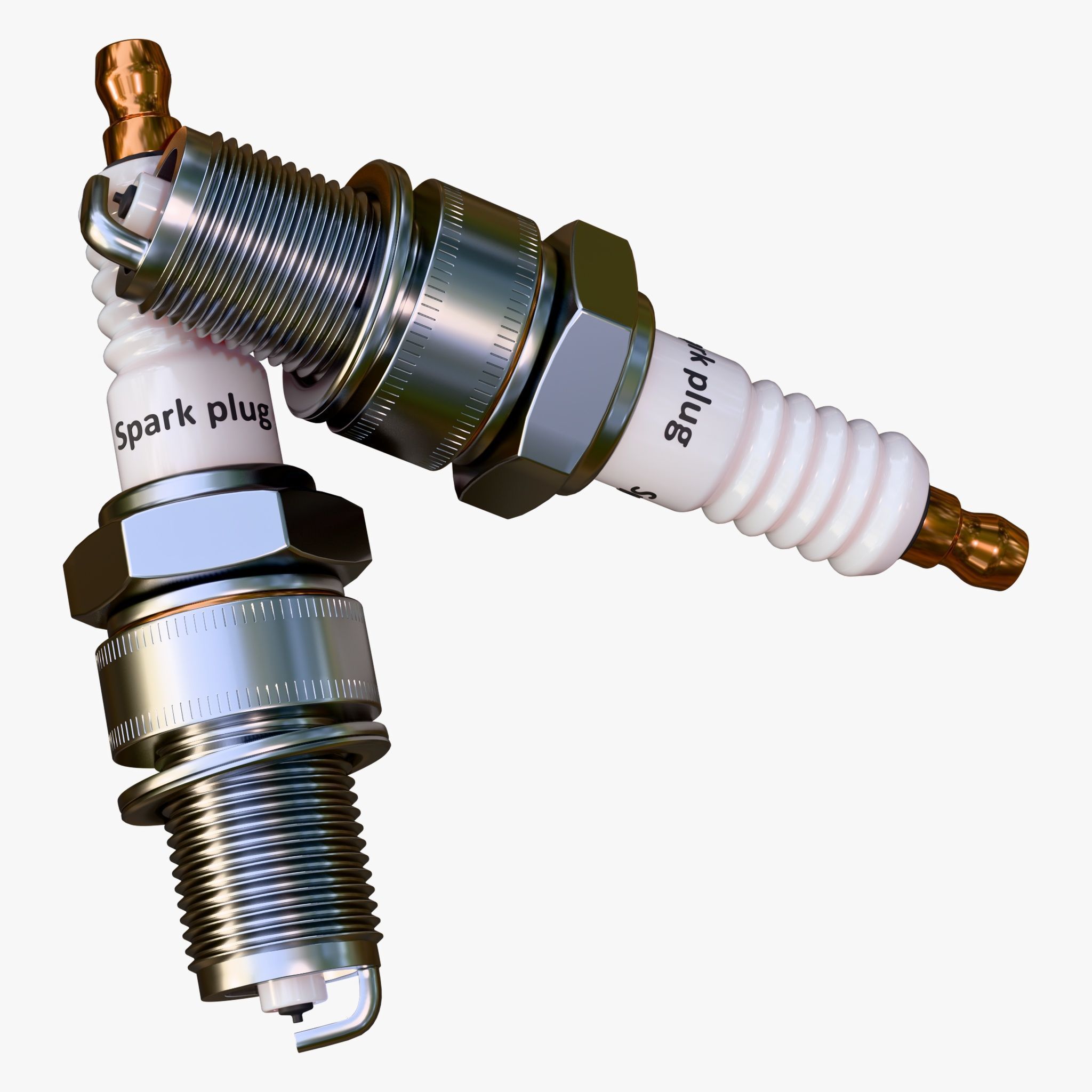 Spark Plug Ignition Auto Part M1 3D model_4
