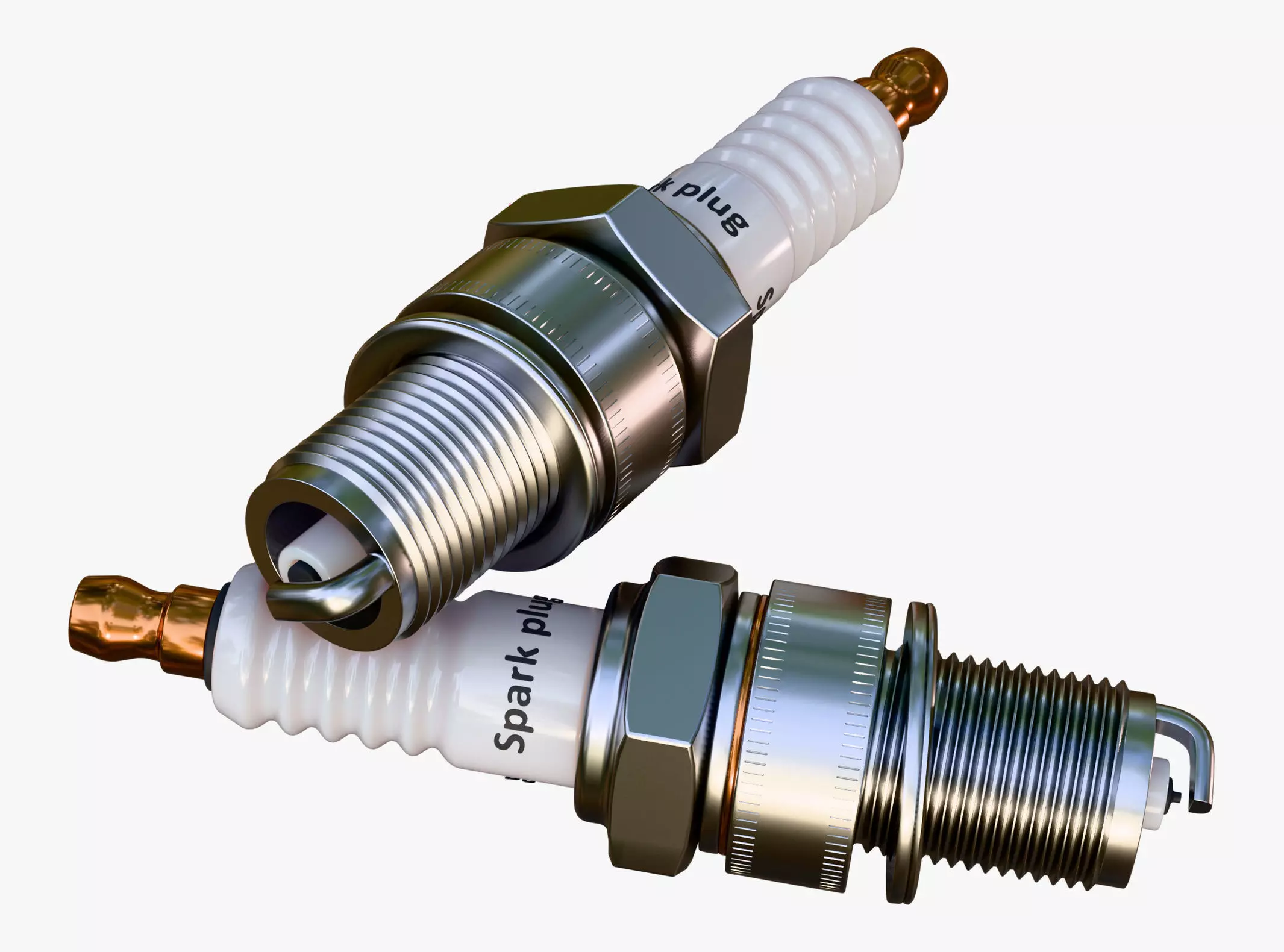 Spark Plug Ignition Auto Part M1 3D model_0