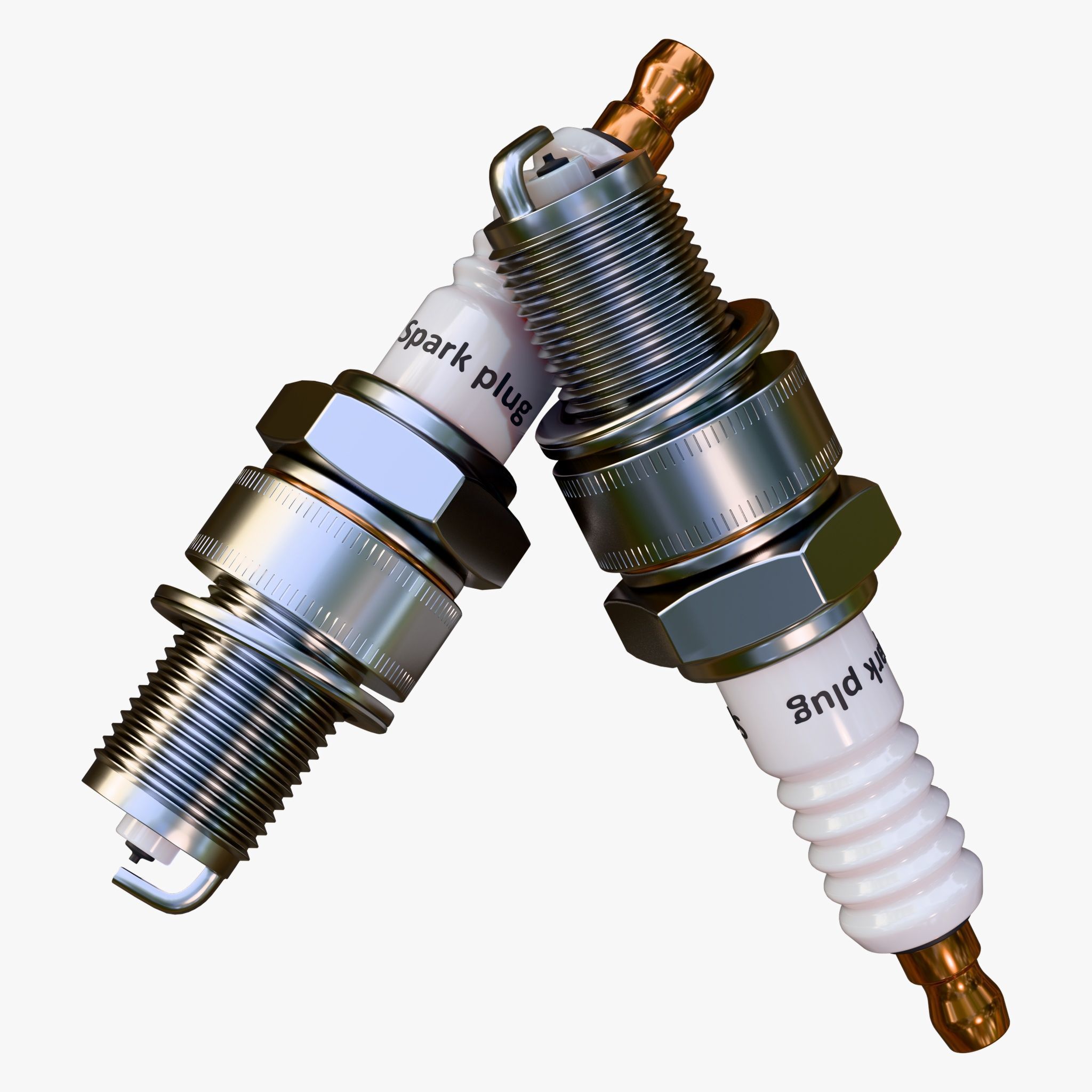 Spark Plug Ignition Auto Part M1 3D model_5