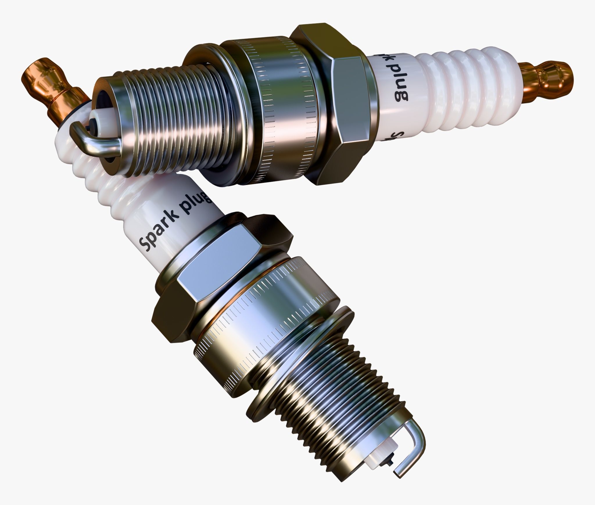 Spark Plug Ignition Auto Part M1 3D model_3