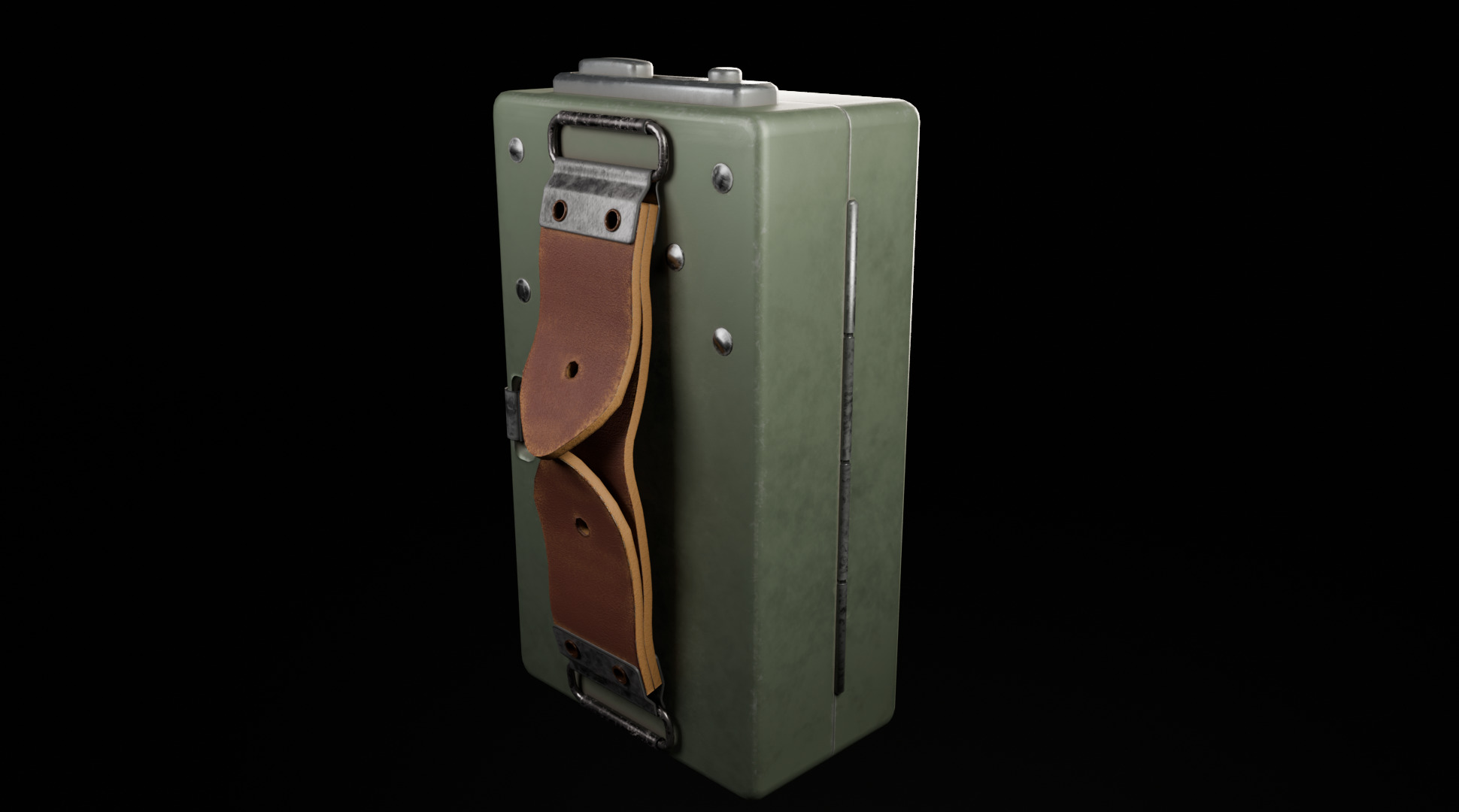 Flashlight Low-poly 3D model_2