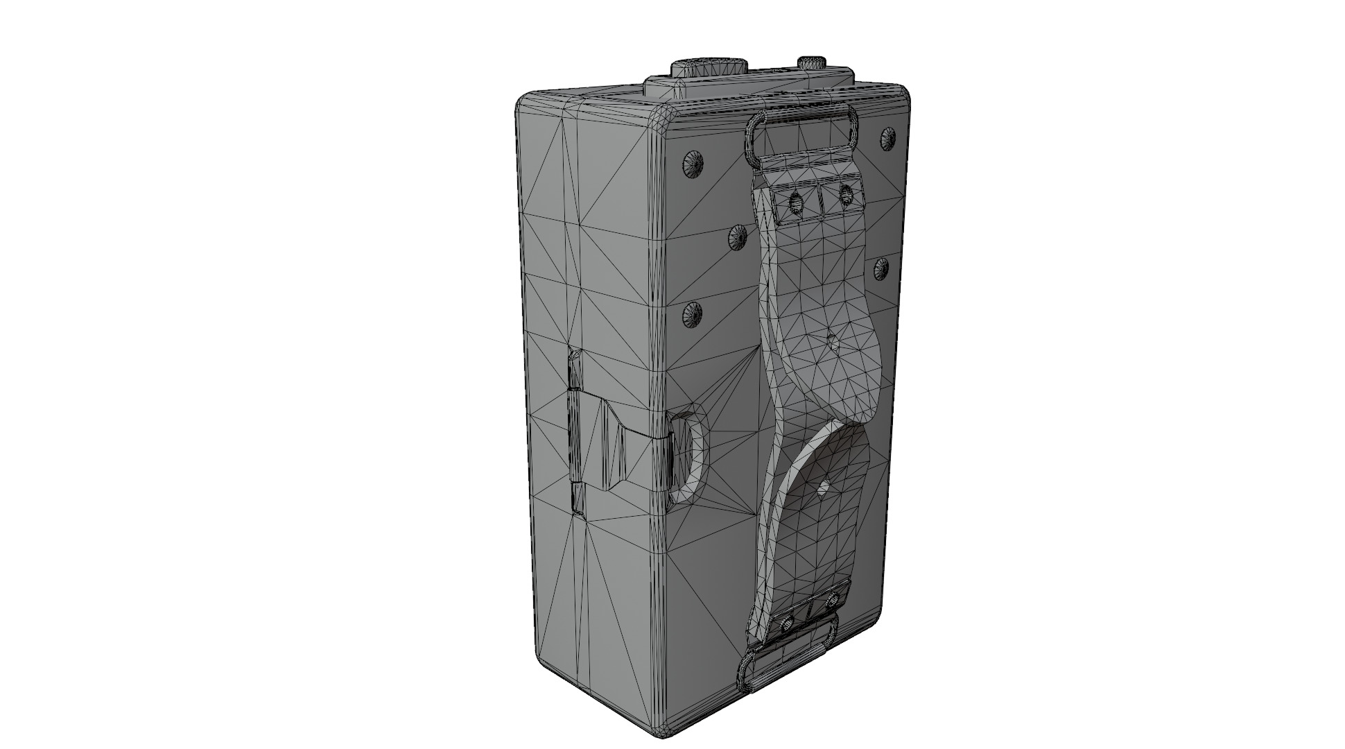 Flashlight Low-poly 3D model_8