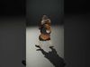 Elderly Shaman Rigged and Animated D Character Model Low-poly 3D model_2