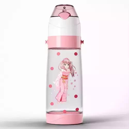 Kids Thermos Water Bottle 3D Model STL  FBX OBJ GLB BLEND