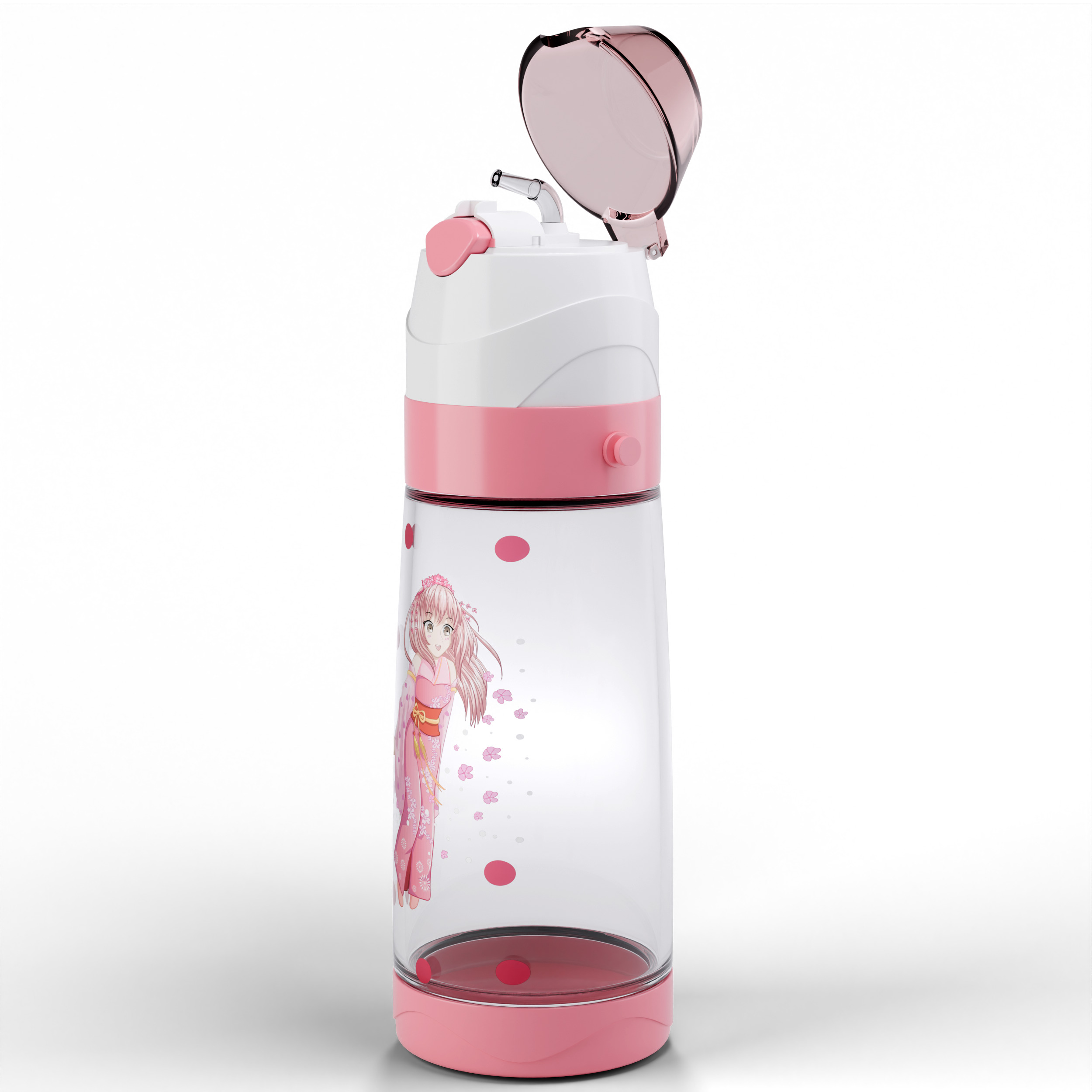 Kids Thermos Water Bottle 3D Model STL  FBX OBJ GLB BLEND 3D model_2