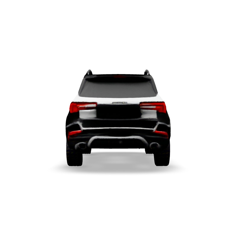 Realistic Black SUV 3D Model Low-poly 3D model_6