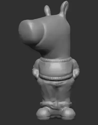 chill guy 3D print model