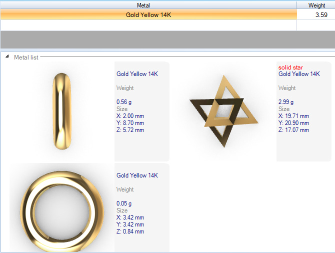 3D 8 Pointed North Star Pendant Charm Necklace Jewelry 3D print model_24