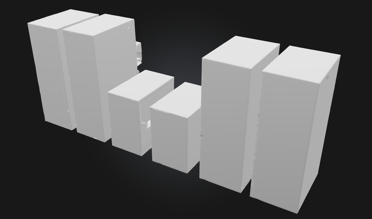 File Cabinet Collection Organized Storage for Office 3D model_6