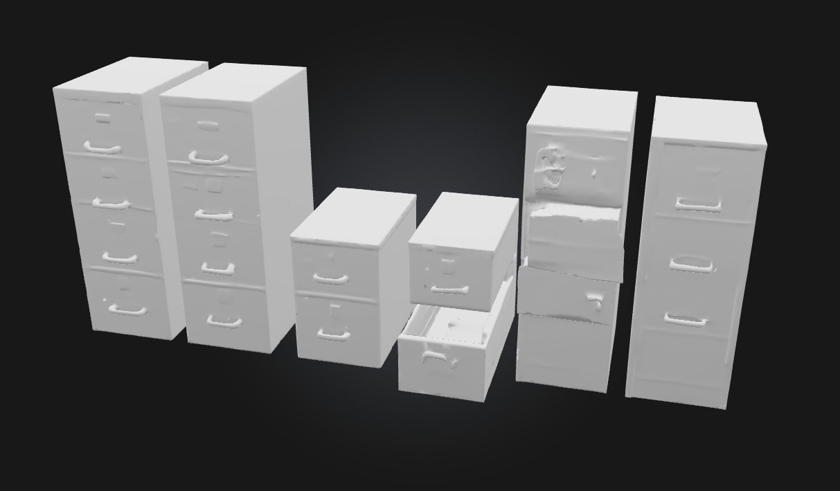 File Cabinet Collection Organized Storage for Office 3D model_4