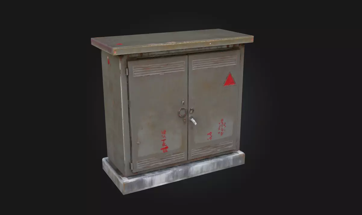 Electrical Box Compact Power Distribution Unit 3D model_0