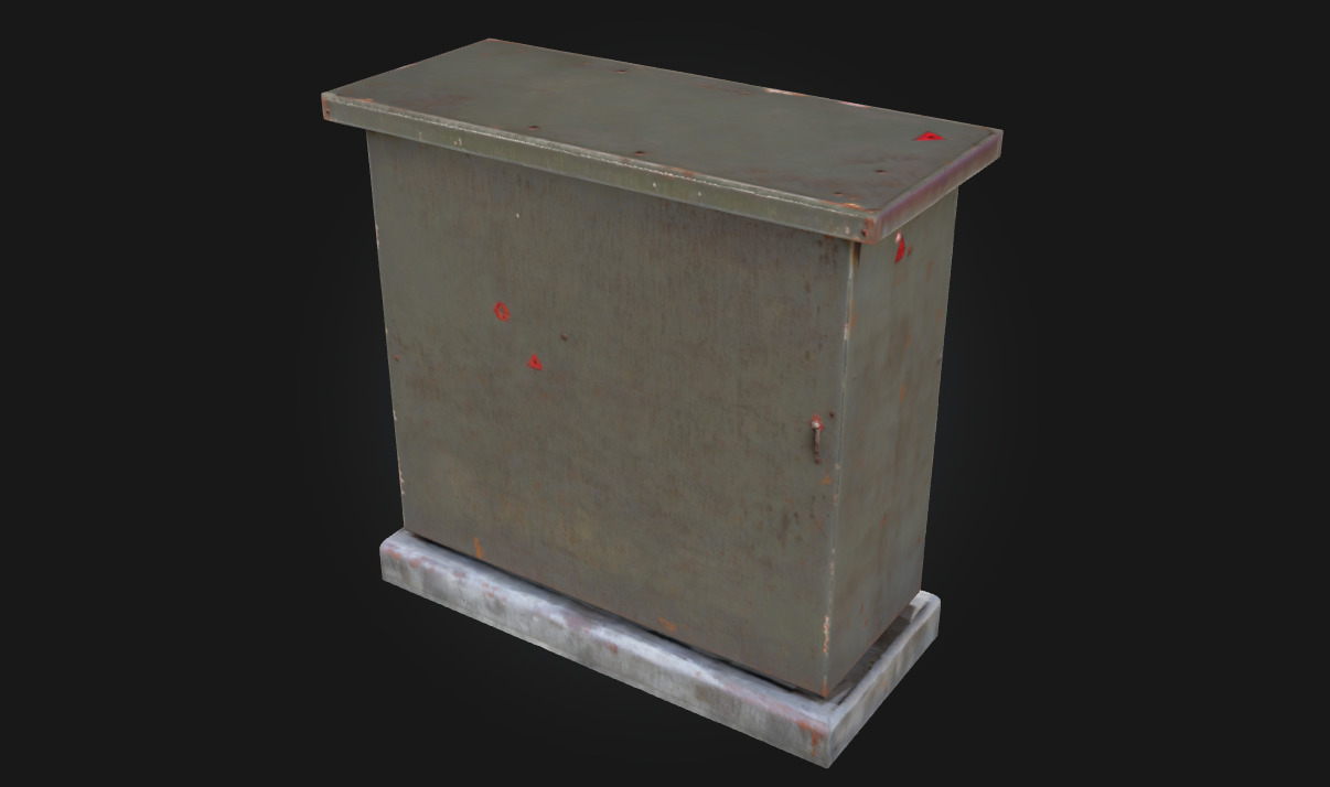 Electrical Box Compact Power Distribution Unit 3D model_2
