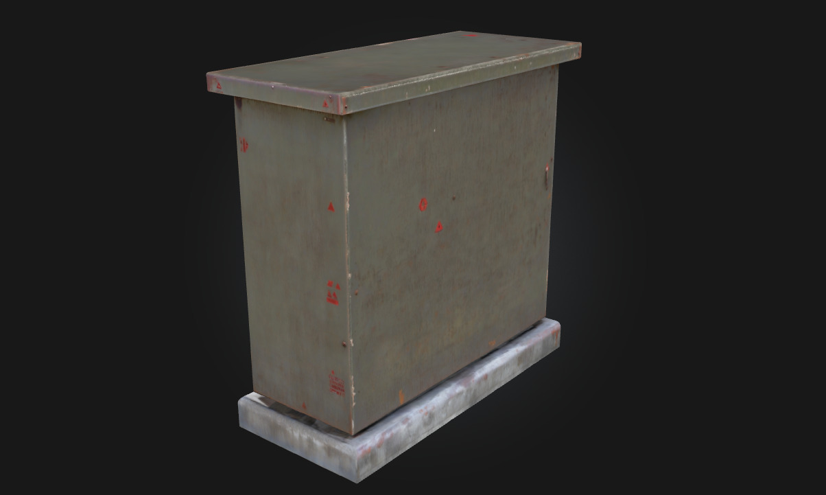 Electrical Box Compact Power Distribution Unit 3D model_3