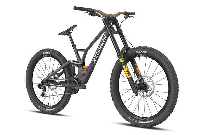 Mountain Bike Specialized Demo 2025 Low-poly 3D model