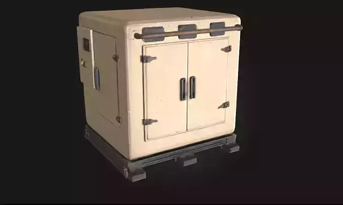 Metal Utility Box  Durable Industrial Storage Unit