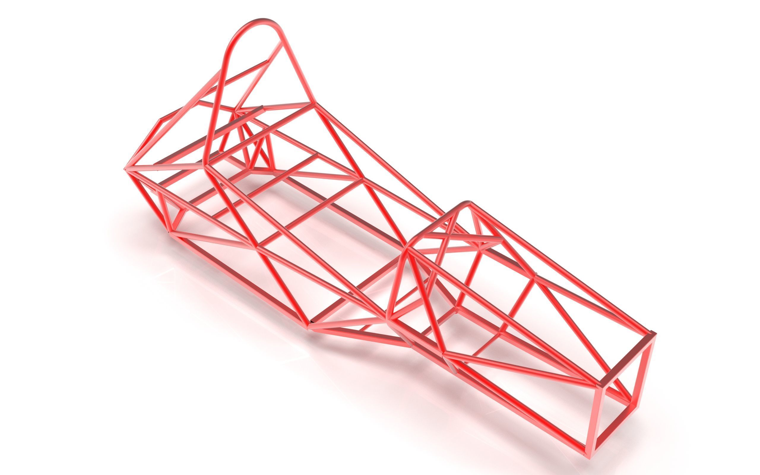 Formula SAE Chassis CAD Model Ready for FEA and Customization 3D print model_2