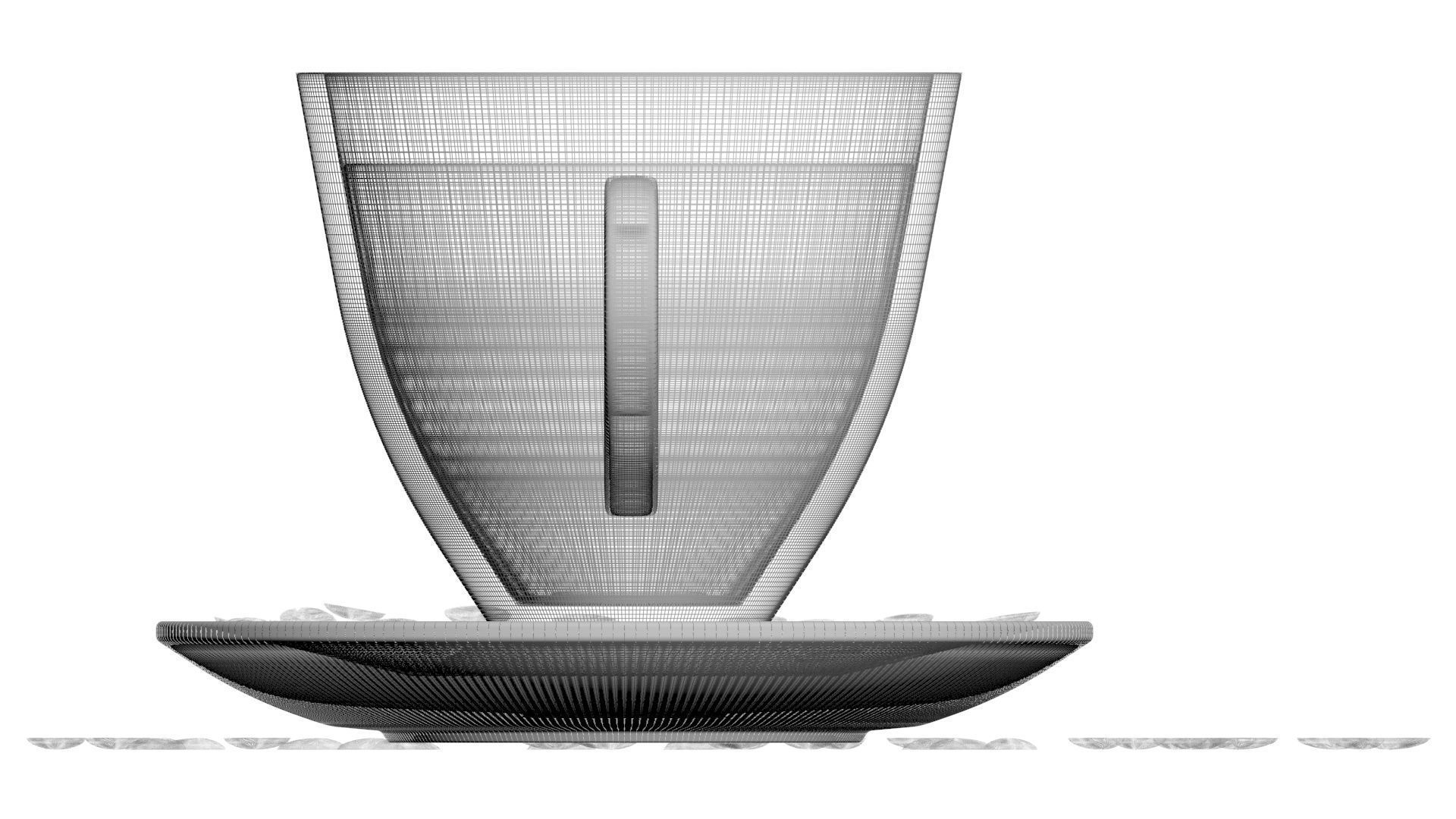 Cup of Coffee With Coffee Beans 3D model_29