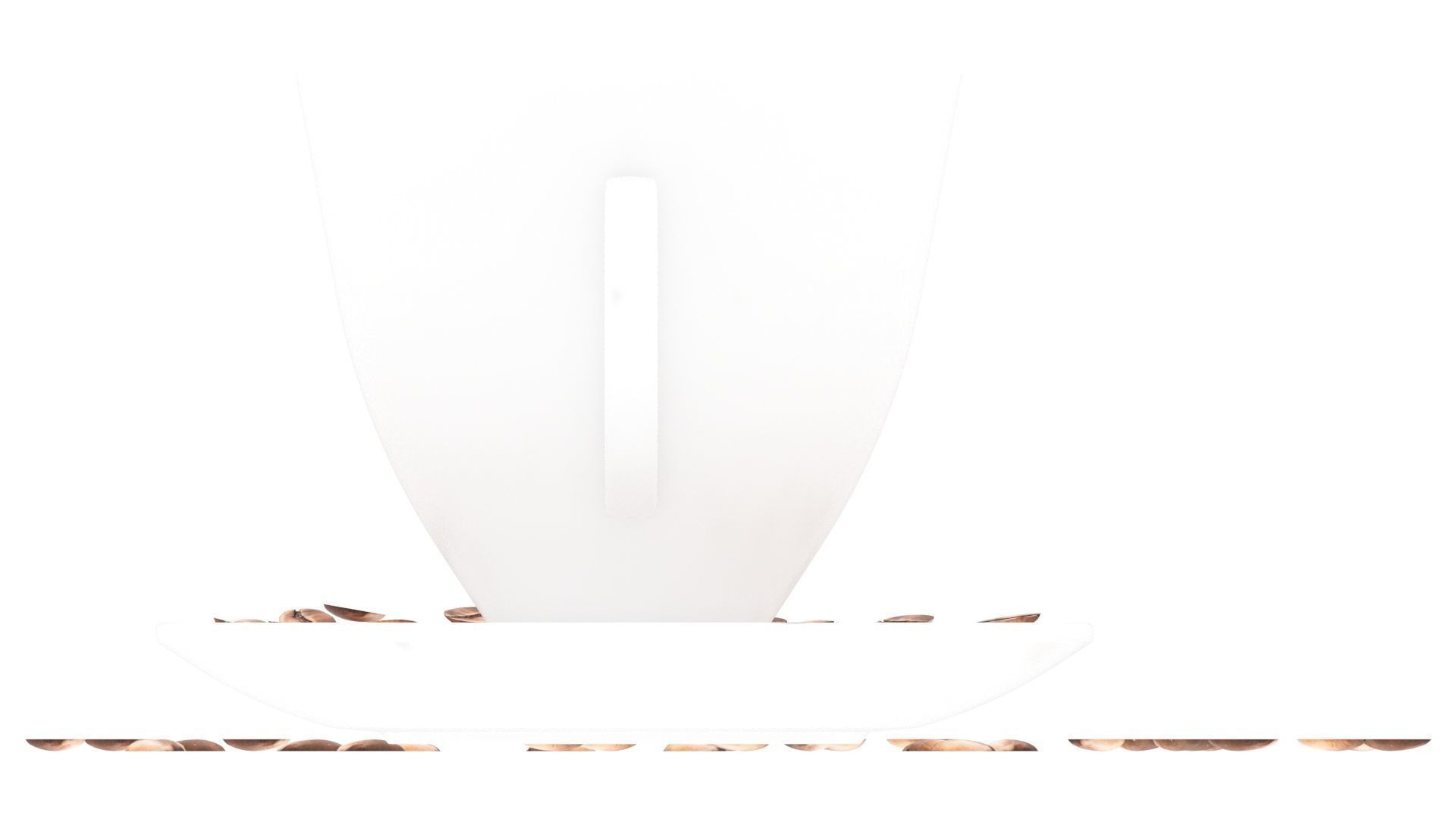 Cup of Coffee With Coffee Beans 3D model_17