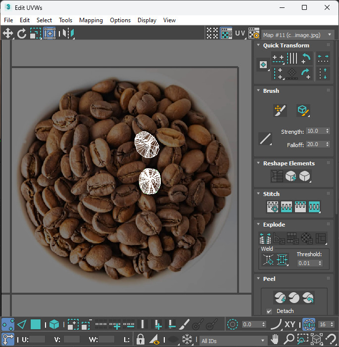 Cup of Coffee With Coffee Beans 3D model_33