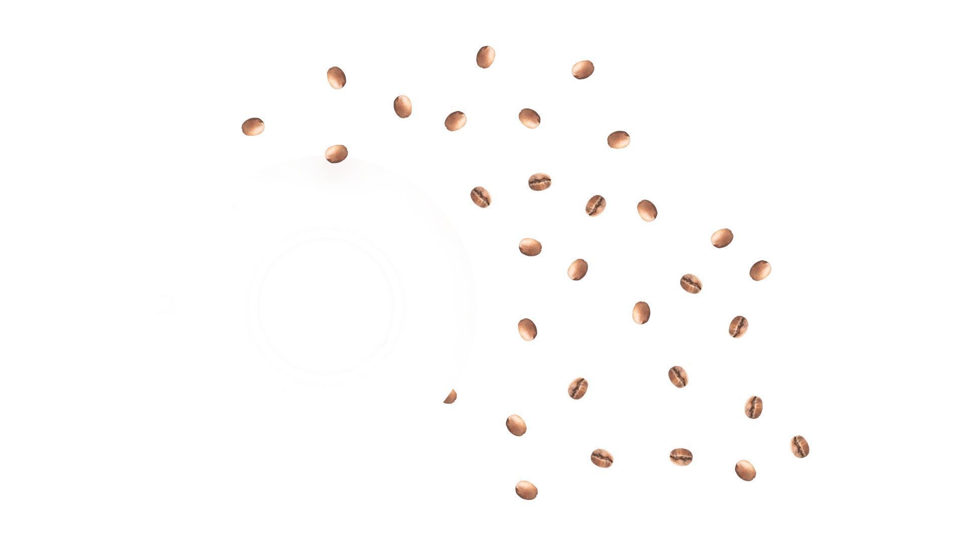 Cup of Coffee With Coffee Beans 3D model_18