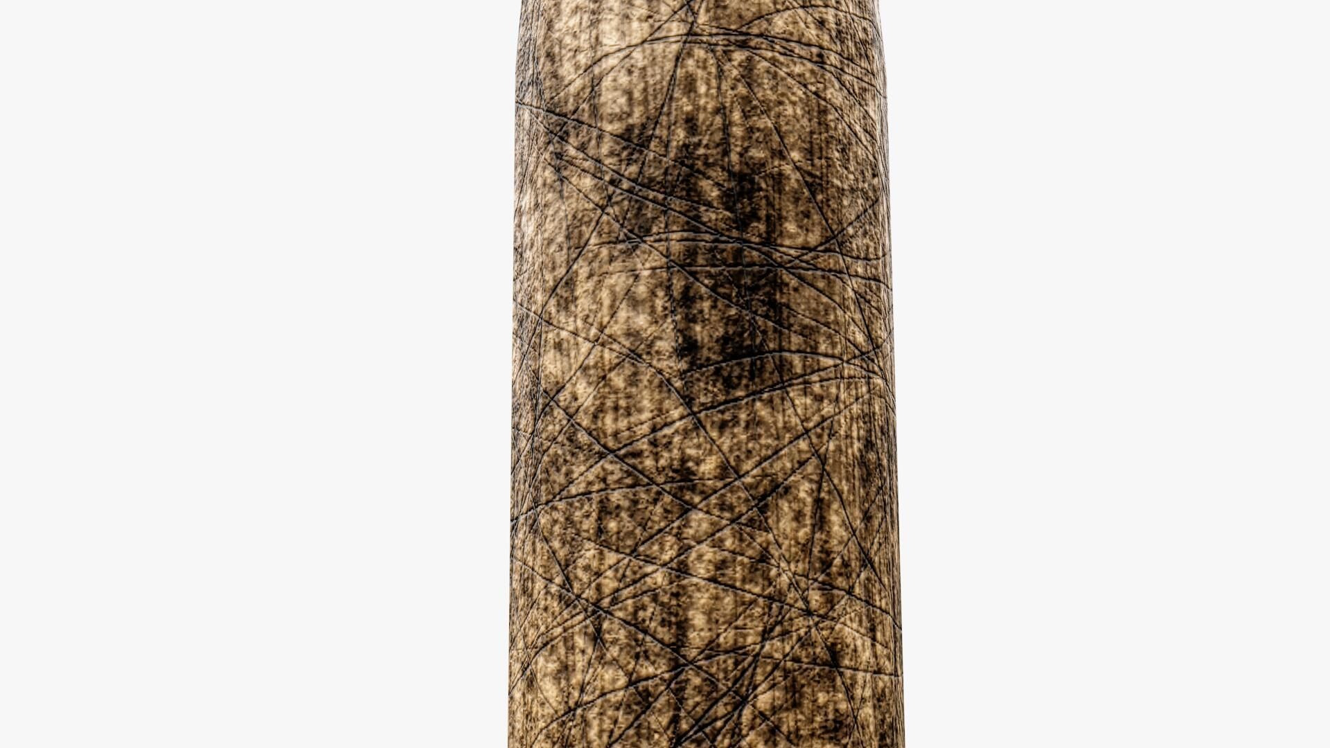 Post Apocalyptic BaseBall Bat Low-poly 3D model_5